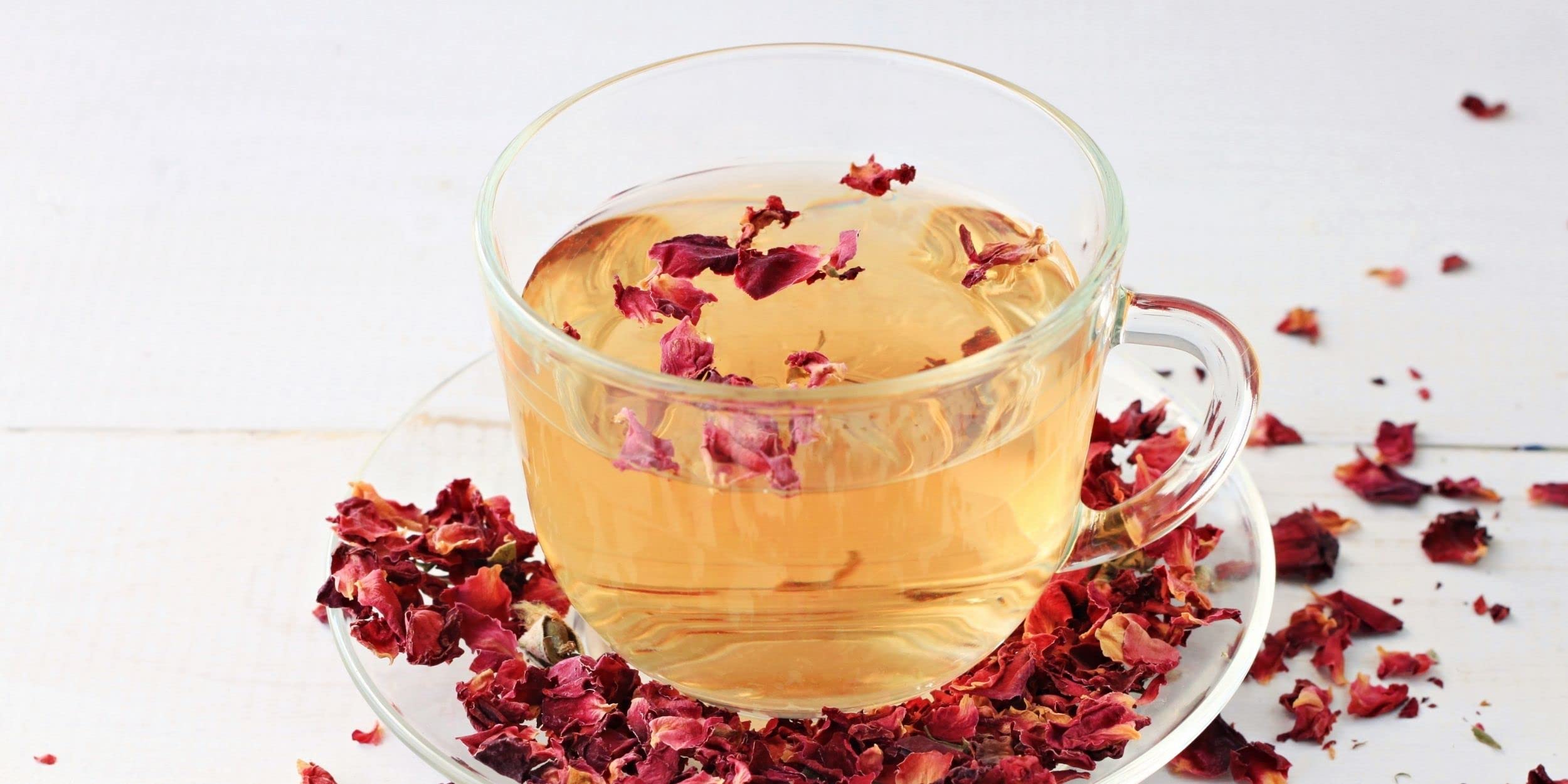 4D Herbs - Dried Rose Petals - Natural Rose - Edible Flowers, Rose Water and used in Tea Candles Decorations Bath Candle Making Cooking Crafts Baths
